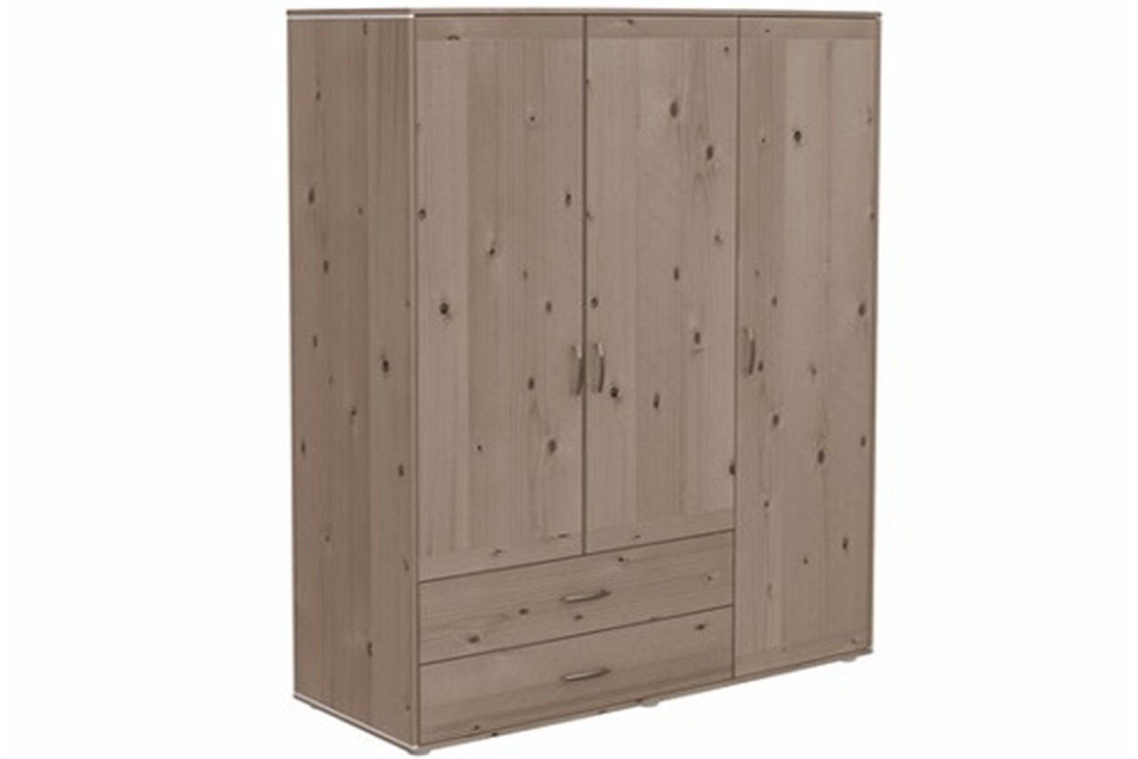 Wardrobe Extra High With 3 Doors Classic Terra